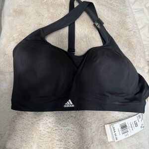 Adidas Women's Cross-Back Black Sports Bra